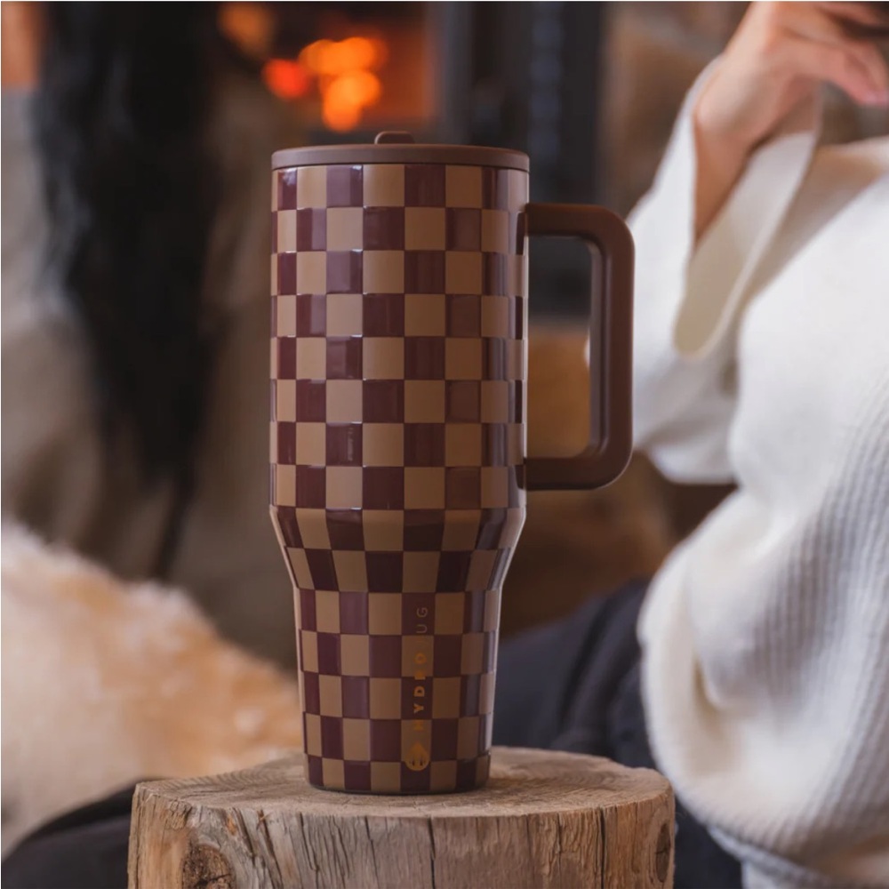 HydroJug Autumn Checker Traveler 40 oz